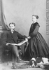 Original title:  Photograph W. George Beers and lady, Montreal, QC, 1868 William Notman (1826-1891) 1868, 19th century Silver salts on paper mounted on paper - Albumen process 8.5 x 5.6 cm Purchase from Associated Screen News Ltd. I-30295.1 © McCord Museum Keywords:  mixed (2246) , Photograph (77678) , portrait (53878)
