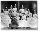 Original title:  Miss Snively and Graduate Nurses ca. 1895. Courtesy of City of Toronto Archives, Series 1201, Subseries 5, File 7.
