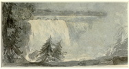 Original title:  Niagara Falls.; Author: SIMCOE, ELIZABETH POSTHUMA (GWILLIM) (1762-1850); Author: Year/Format: 1792, Picture
