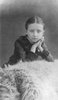 Original title:  Lucy Maud Montgomery age 8, ca.1882. Cavendish, P.E.I. Courtesy of L. M. Montgomery Collection, Archival & Special Collections, University of Guelph.