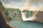 Original title:    Description A View of the Montmorency Falls near Quebec Date 1791(1791) Source [1] Author Thomas Davies Permission (Reusing this file) Public domainPublic domainfalsefalse This image (or other media file) is in the public domain because its copyright has expired. This applies to Australia, the European Union and those countries with a copyright term of life of the author plus 70 years. You must also include a United States public domain tag to indicate why this work is in the public domain in the United States. Note that a few countries have copyright terms longer than 70 years: Mexico has 100 years, Colombia has 80 years, and Guatemala and Samoa have 75 years, Soviet Union has 74 years for some authors. This image may not be in the public domain in these countries, which moreover do not implement the rule of the shorter term. Côte d'Ivoire has a general copyright term of 99 yea