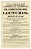 Original title:  Announcement of lectures by George Buckland (1805-1885) to the Cranbrook Agricultural Association, 1846. U of T Archives Image Bank - 2002-85-3MS.