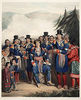 Original title:  Presentation of a newly-elected Chief of the Huron Tribe, Canada by Henry Daniel Thielcke, 1841. Vincent is to right of the seated figure, Robert Symes, presenting him. Note that Vincent is wearing a medal which was given to him by King George IV. - Wikipedia