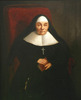 Original title:  A portrait of Marie-Rosalie Cadron-Jetté, painted circa 1860 by Marie Perras.