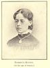 Titre original&nbsp;:  Florence Kinton (at the age of twenty). From: Just one blue bonnet; the life story of Ada Florence Kinton, artist and salvationist. Told mostly by herself with pen and pencil, by Ada Florence Kinton, edited by Sara A. Randleson.
W. Briggs, Toronto: 1907. 
Source: https://archive.org/details/justonebluebonne00kintuoft/page/n71/mode/2up. 