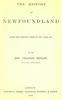 Titre original&nbsp;:  Title page of "The history of Newfoundland from the earliest times to the year 1860" by Charles Pedley. 
London: Longman, Green, 1863. 
Source: https://archive.org/details/historyofnewfoun00pedluoft/page/n7/mode/2up 