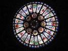 Original title:  "This magnificent dome represents an extensive legacy of stained glass produced by the McCausland family and their employees for buildings throughout Canada. In business under various company names since 1856, the Toronto-based firm Robert McCausland Limited is credited with the earliest and most numerous examples of Canadian stained glass and the longest record for glasswork in North America. Richly adorned with mythological figures and provincial emblems, the dome was executed in 1885 by Robert McCausland, while working for his father, Joseph, the firm's founder." Text from Parks Canada. Source: https://www.pc.gc.ca/apps/dfhd/page_nhs_eng.aspx?id=1739&i=73741 