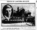 Titre original&nbsp;:  Newspaper clipping on the death of Cawthra Mulock - Toronto Telegram - December 1918. From the Find A Grave website. 