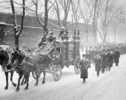 Original title:  Funeral cortege of Rt. Hon. Ernest Lapointe. Rt. Hon. W.L. Mackenzie King is walking at the head of the procession. 