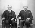 Original title:  Rt. Hon. W.L. Mackenzie King and Hon. Ernest Lapointe taking part in the Dominion-Provincial Conference on Unemployment. 