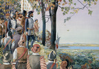 Original title:  Jacques Cartier on Mount Royal. 