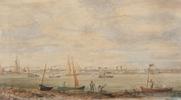 Original title:    Description English: Watercolour painting of Toronto Harbour, viewed from Hanlan's Point, by William Armstrong. Inscribed "The Champion Sculler's Return from England, Toronto, July 15, 1879". Toronto Harbour is shown during the 1879 celebrations related to Ned Hanlan's triumphal return to Toronto from England following his defeat of the English rowing champion, W. Elliott. Hanlan would go on to become the world sculling champion for five consecutive years from 1880-84. Date 1879(1879) Source The Toronto Museum Project Author Armstrong, William (1822-1914) Permission (Reusing this file) This is a faithful photographic reproduction of an original two-dimensional work of art. The work of art itself is in the public domain for the following reason: Public domainPublic domainfalsefalse This Canadian work is in the public domain in Canada because its copyright has expired due to one o