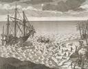 Original title:  Battle of Hudson's Bay. The Sinking of the Pelican