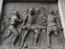 Original title:    Description English: Sir Francis Drake whilst playing bowls on Plymouth Hoe is informed of the approaching Spanish Armada. One of 4 bronze relief plaques on the base of the Drake statue in Tavistock, Devon. By Joseph Boehm(d.1890), donated by Hastings Russell, 9th Duke of Bedford(d.1891) Date 5 September 2011(2011-09-05) (original upload date) Source Own work Transferred from en.wikipedia Author Lobsterthermidor at en.wikipedia


