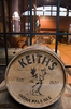 Original title:  Wooden beer keg of Alexander Keith's India Pale Ale in brewery in Halifax Nova Scotia