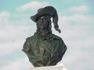 Original title:  Bust of Pierre Dugua, Sieur de Mons, which is at Fort Anne, Annapolis Royal, Nova Scotia