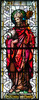Titre original&nbsp;:    Description St. James' Church, Glenbeigh, County Kerry, Ireland English: Detail of right light in the hree-light window in the south-west wall of the transept, depicting Saint Brendan. Date 9 September 2012 Source Self-photographed Author Andreas F. Borchert Reference 2012/16386

