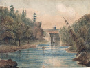 Titre original&nbsp;:  Première écluse sur le canal Rideau, près de Kingston. 