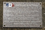 Titre original&nbsp;:    Description Français : Abjat sur Bandiat, Dordogne, France - Plaque devant l’église d'Abjat en mémoire de Jean Léger de la Grange, Corsaire du Roy né a Abjat le 19 Juin 1663. Plaque posé le 1er septembre 2012. Date 28 October 2012 Source Own work Author Traumrune Attribution (required by the license) © Traumrune / Wikimedia Commons / CC-BY-3.0

