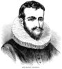 Original title:    Henry Hudson, from Cyclopaedia of Universal History, 1885. Found, scanned, and uploaded to en:Wikipedia by Infrogmation on 5 November, 2003.

But note: " No portrait of Hudson is known to be in existence. What has passed with the uncritical for his portrait — a dapper-looking man wearing a ruffed collar — frequently has been, and continues to be, reproduced. Who that man was is unknown. That he was not Hudson is certain." - Thomas A. Janvier, biographer of Henry Hudson. The illustration featured here comes from the (presumably uncritical) Cyclopaedia of Universal History, 1885

See also: http://www.gutenberg.net/etext/13442

