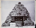 Titre original&nbsp;:  Pyramide de pains - annonce publicitaire pour les fourneaux McClary. 