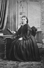 Original title:  Photograph Miss Eliza McIntosh, Montreal, QC, 1862 William Notman (1826-1891) 1862, 19th century Silver salts on paper mounted on paper - Albumen process 8.5 x 5.6 cm Purchase from Associated Screen News Ltd. I-4083.1 © McCord Museum Keywords:  female (19035) , Photograph (77678) , portrait (53878)