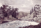 Original title:  Construction du barrage de moulin, août 1834. 