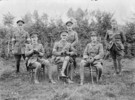 Titre original&nbsp;:  Brig.-Gen. Garnet Hughes and staff (1st Canadian Infantry Brigade). July, 1916. 