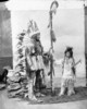 Original title:  Hayter Reed, Deputy Superintendent General of Indian Affairs, and his stepson, Jack Lowery, dressed in Indian costumes for a historical ball on Parliament Hill. 