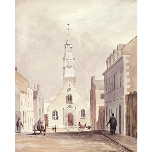 Original title:  MIKAN 2896333 : Église Bon Secours, Montréal, 1841. 