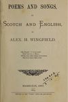 WINGFIELD, ALEXANDER HAMILTON – Volume XII (1891-1900)
