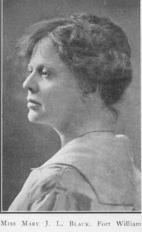 Titre original&nbsp;:  Mary J.L. Black, 1879-1937 (~1921). Thunder Bay Public Library.	