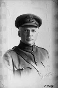 Original title:  Colonel Little of the 96th Battalion Lake Superior Regiment, 1918. Image courtesy of the Thunder Bay Historical Museum Society. Accession number 979.1.359.