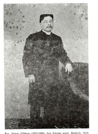 Original title:  Simon Gibbons, born in Labrador, was the first Inuk to become an Anglican minister. (HARPER COLLECTION)