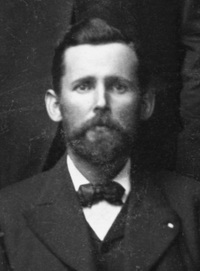 Original title:  Frank H. Sherman. March 16-18, 1905. Image courtesy of Glenbow Museum, Calgary, Alberta. Glenbow Archives NA-4567-1 (detail).
