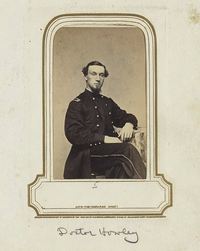 Original title:  Doctor Howley. From an album showing primarily single portraits of officers serving in the 25th Regiment, United States Colored Troops.

Source Collection: Gladstone, William A. Gladstone collection of African American photographs. 
Repository: Library of Congress Prints and Photographs Division Washington, D.C. 20540 USA.
LCCN Permalink: https://lccn.loc.gov/2010645101.