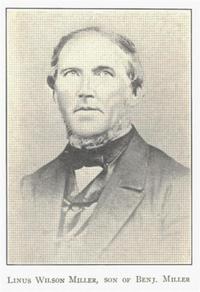 Original title:  Linus Wilson Miller, son of Benj. Miller