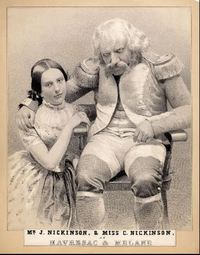 Original title:  John Nickinson as Havresac and his daughter Charlotte as Melanie in "Napoleon's Old Guard". 
Creator: Sarony & Major. Physical Collection: University of Illinois Theatrical Print Collection. ID Number: N632-01. Collection Title: Portraits of Actors, 1720-1920, University of Illinois Library. https://digital.library.illinois.edu/items/8e3505e0-4e7d-0134-1db1-0050569601ca-f#?c=0&m=0&s=0&cv=0