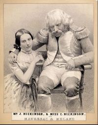 Original title:  John Nickinson as Havresac and his daughter Charlotte as Melanie in "Napoleon's Old Guard". 
Creator: Sarony & Major. Physical Collection: University of Illinois Theatrical Print Collection. ID Number: N632-01. Collection Title: Portraits of Actors, 1720-1920, University of Illinois Library. https://digital.library.illinois.edu/items/8e3505e0-4e7d-0134-1db1-0050569601ca-f#?c=0&m=0&s=0&cv=0 