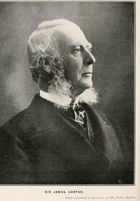 Original title:  Sir James Carter. From: The judges of New Brunswick and their times by Joseph Wilson Lawrence, W.O. Raymond, Alfred Augustus Stockton. St. John, New Brunswick: 1907. 
Source: https://archive.org/details/judgesofnewbruns00lawruoft/page/n373/mode/1up 
