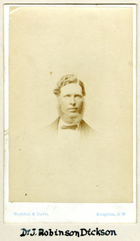 Original title:  Period portrait of Dr. John Robinson Dickson