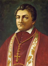 Original title:  Most Reverend Michael Power. ​Bishop of Toronto 1841-1847. Courtesy Archives of the Roman Catholic Archdiocese of Toronto (ARCAT). 

Archives of the Roman Catholic Archdiocese of Toronto, PH 02/01P 
Photograph of an original painting by Thurston, 1935, which hangs
in St. Michael's Cathedral Basilica, Toronto. 