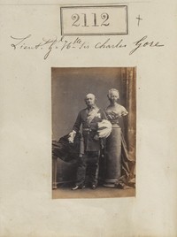 Original title:  Sir Charles Stephen Gore by Camille Silvy. 
albumen print, 13 February 1861
3 3/8 in. x 2 1/8 in. (86 mm x 55 mm) image size
Purchased, 1904
Photographs Collection
NPG Ax51502 
National Portrait Gallery, London, England. Used under Creative Commons Attribution-NonCommercial-NoDerivs 3.0 Unported (CC BY-NC-ND 3.0).