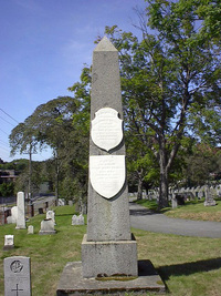Original title:  Gravestone of John Thomas Twining. Fort Massey Cemetery - Veterans Affairs Canada.