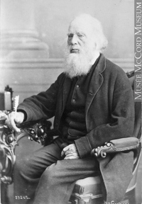 Original title:  Photograph John W. D. Moodie, Montreal, QC, 1866 William Notman (1826-1891) 1866, 19th century Silver salts on paper mounted on paper - Albumen process 8.5 x 5.6 cm Purchase from Associated Screen News Ltd. I-23202.1 © McCord Museum Keywords:  male (26812) , Photograph (77678) , portrait (53878)