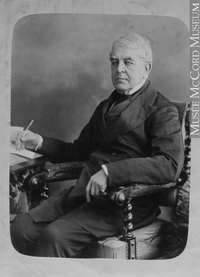 Original title:  Photograph Judge Badgley, Montreal, QC, 1876 William Notman (1826-1891) 1876, 19th century Silver salts on paper mounted on paper - Albumen process 17.8 x 12.7 cm Purchase from Associated Screen News Ltd. II-42658.1 © McCord Museum Keywords:  male (26812) , Photograph (77678) , portrait (53878)