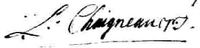 Titre original&nbsp;:  Signature Chaigneau