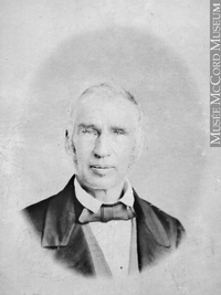 Titre original&nbsp;:  Photograph James Duncan, artist, Montreal, QC, 1863 William Notman (1826-1891) 1863, 19th century Silver salts on paper mounted on paper - Albumen process 8 x 5 cm Purchase from Associated Screen News Ltd. I-7869.1 © McCord Museum Keywords:  male (26812) , Photograph (77678) , portrait (53878)