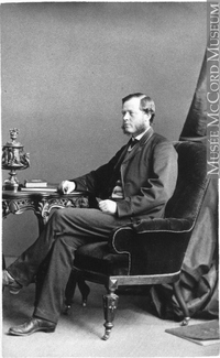 Original title:  Photograph Thomas Moss, Toronto, ON, about 1870 Ewing R. D. about 1870, 19th century Silver salts on paper mounted on card - Albumen process 8 x 5 cm Gift of Mr. M. S. Reford MP-1975.67.37 © McCord Museum Keywords:  male (26812) , Photograph (77678) , portrait (53878)