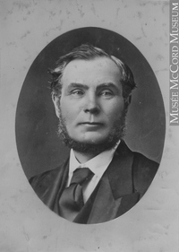 Original title:  Photograph Honourable John Rose, Montreal, QC, 1876 William Notman (1826-1891) 1876, 19th century Silver salts on paper mounted on paper - Albumen process 17.8 x 12.7 cm Purchase from Associated Screen News Ltd. II-42558.1 © McCord Museum Keywords:  male (26812) , Photograph (77678) , portrait (53878)